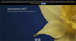 Desktop Screenshot of narzissmus.net