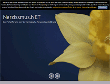 Tablet Screenshot of narzissmus.net